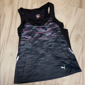 Puma | Racerback Fitness Tank with Built-in Bra